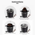 thumbnail image 3 of Wweixi Coffee Filter Double-Layer Handle Tea Dripper Stainless Steel Foldable Drinking Milk Strainer, 3 of 9