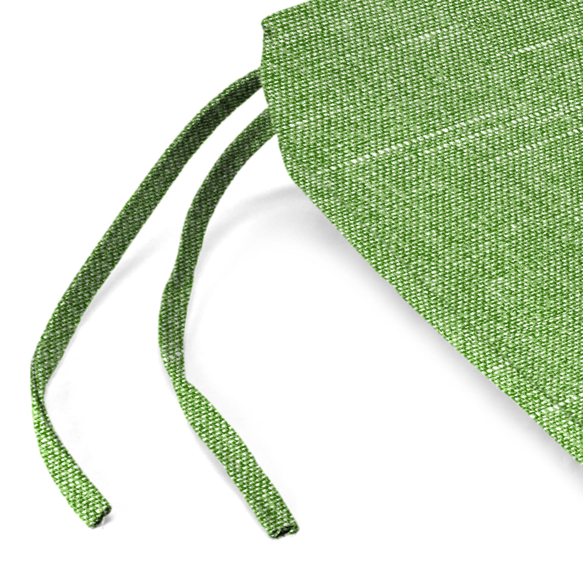 Jordan Manufacturing 48" x 18" Tory Palm Green Crosshatch Rectangular Outdoor Settee Swing Bench Cushion with Ties