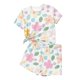 thumbnail image 3 of Vestido de Verano con Mangas Lindo Cómodo Suave de Manga Corta Cuello Redondo Y Pantalones Cortos de Dos Piezas para Niños, 3 of 8