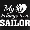 thumbnail image 3 of CafePress - Heart Belongs Sailor - Women's Dark Pajamas, 3 of 4