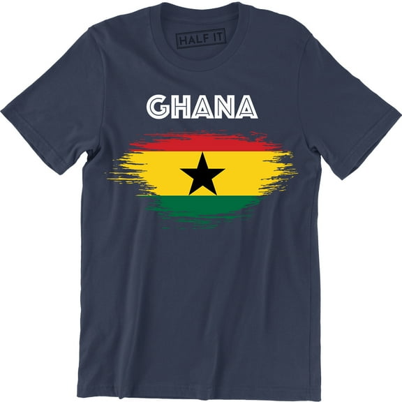 Men's GHANA Ringer Football Africa Cup Of Nations 2019 Retro Country Top T-Shirt