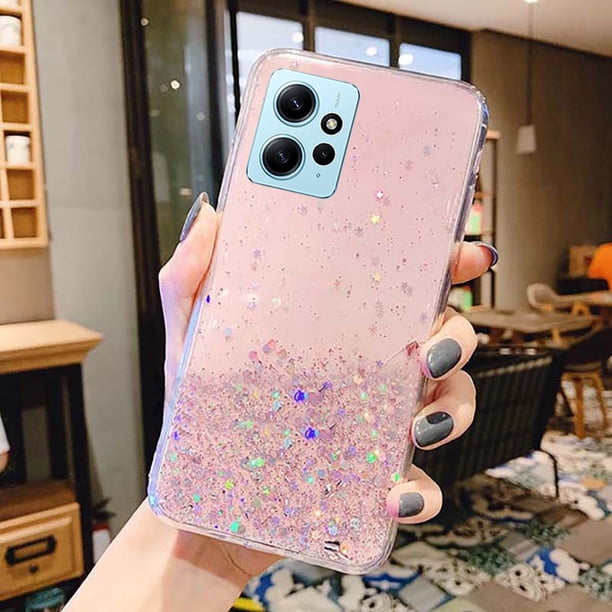 Para Xiaomi Redmi Note 12 Pro Plus Turbo 12Pro + Note12Pro Note12 4G 5G Funda De Silicona Simple TPU Transparente Con Purpurina De Estrella Ultrafina