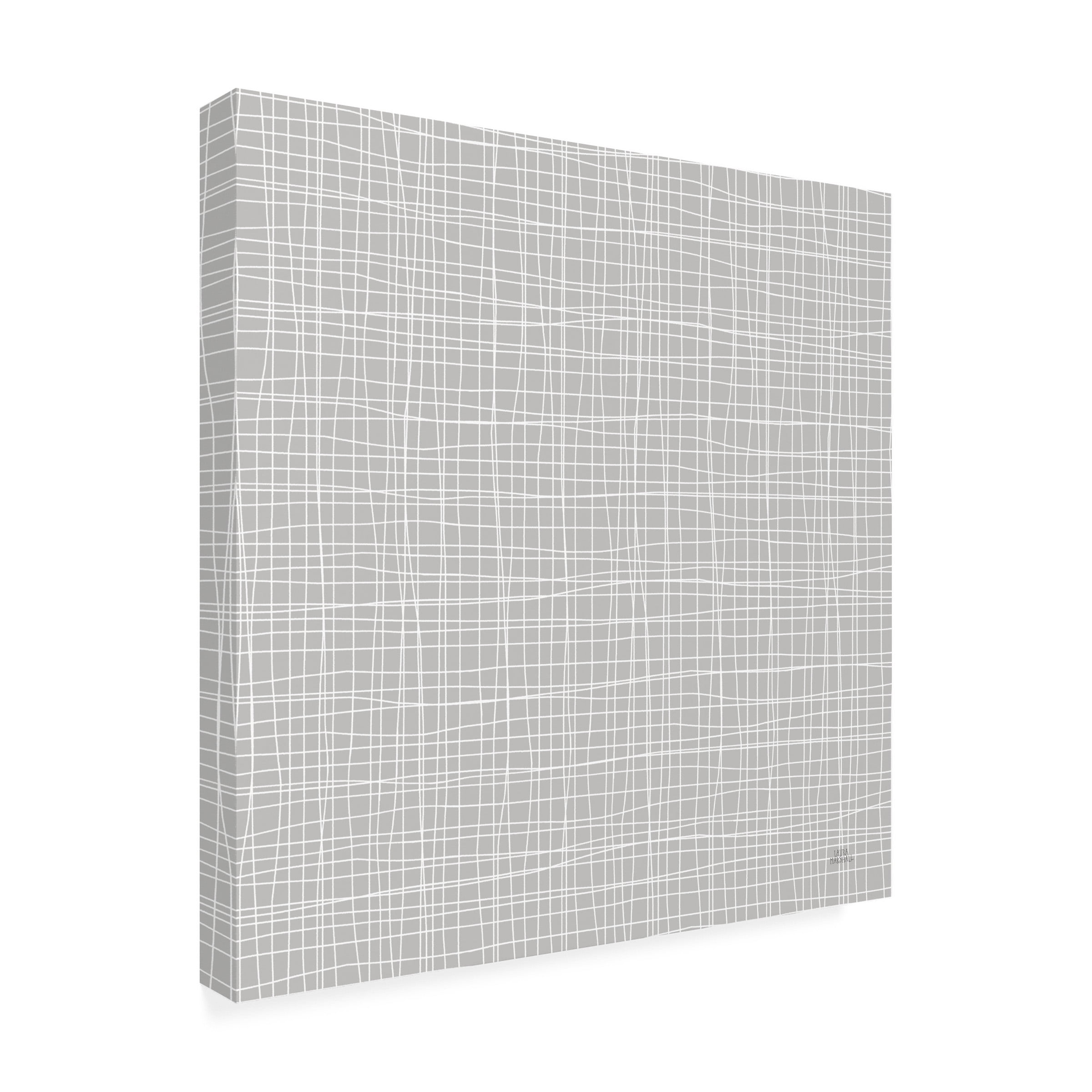 Laura Marshall 'Spring Blooms Pattern XID' Canvas Art