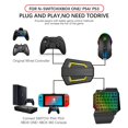 thumbnail image 2 of Gaming Keyboard and Mouse Combo, Wired 39 Keys Mechanical Feeling Rainbow LED Backlit Keyboard and RGB Gaming Mouse and LED Backlit Converter Compatible with PS4/Xbox On, 2 of 9