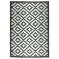 thumbnail image 2 of MSRUGS Courtyard Collection Trellis Design Gray/White Reversible Indoor/Outdoor Mat Area Rug with Bag - 5' x 7', 2 of 5