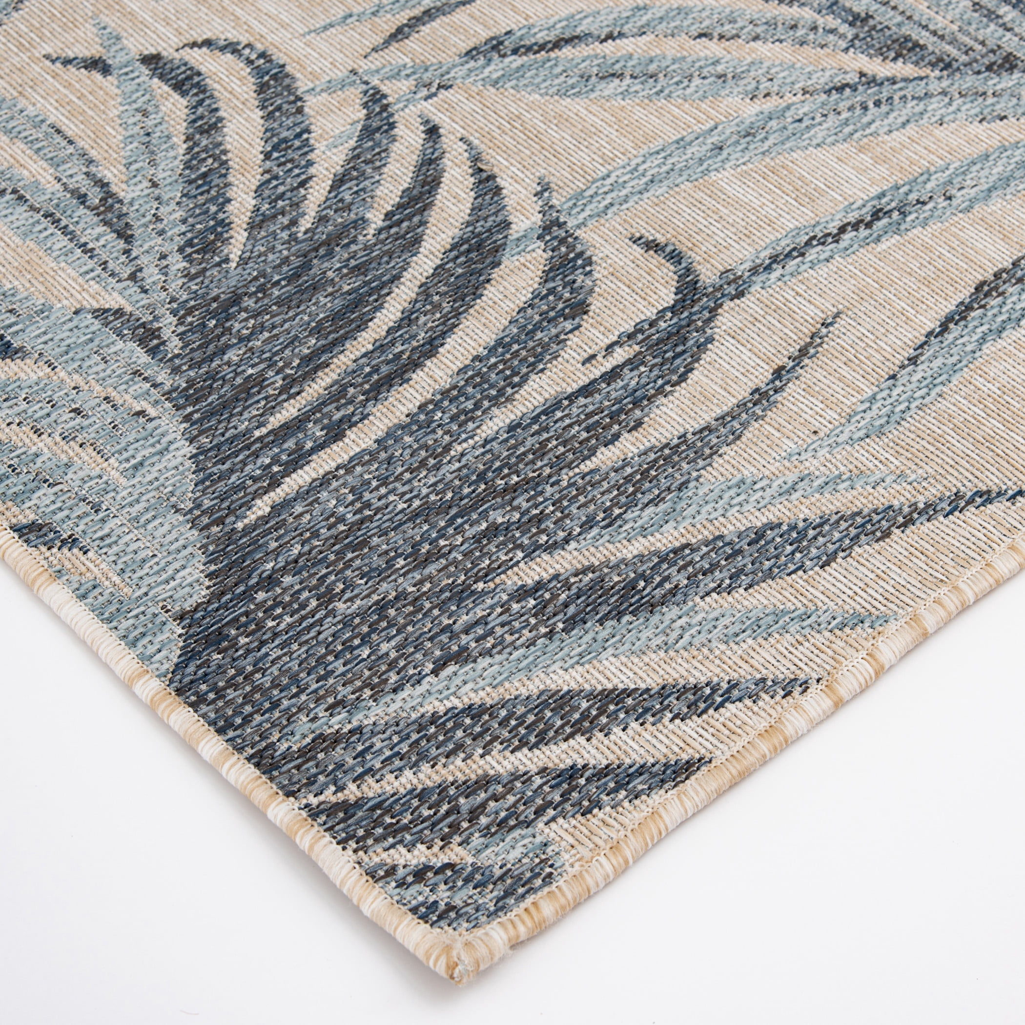 Loomaknoti Melbourne Dalon 5' x 7' Floral Indoor/Outdoor Area Rug , White
