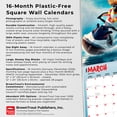 thumbnail image 6 of Penguin Party | 2026 12x24" (Hanging) Square Wall Calendar | Plastic-Free, 6 of 9