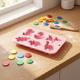 thumbnail image 3 of PLYZLE 12-Cavity Silicone Mold Tray for Making Ice Cubes, Chocolate Candy, Baking, Flexible Reusable Kitchen Baking Tool, 3 of 5