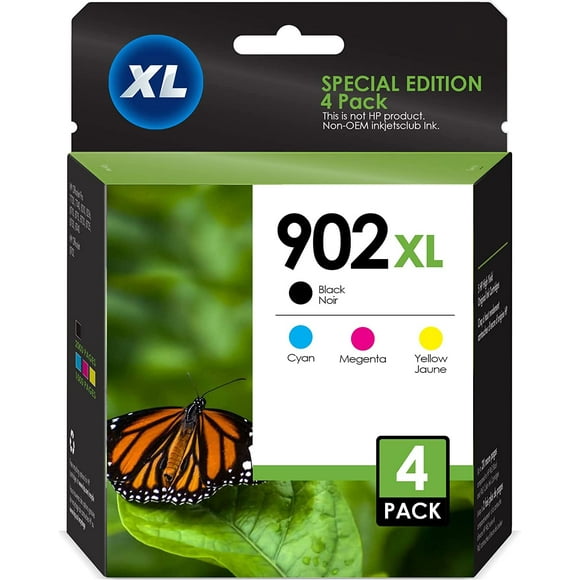 Kit Ricarica Inchiostro Pigmentato Per Cartucce HP 902/902XL – 1000ml Nero+cmy - Foto 3