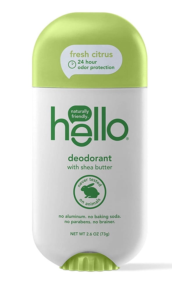 Hello Deodorant With Shea Butter Fresh Citrus 2.6 Oz