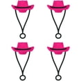 thumbnail image 1 of Lanière Chapeau de Cowboy Couvercle en Silicone avec Paille - Réutilisable pour Tasses, 1 of 6