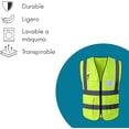 thumbnail image 4 of Chaleco de Seguridad Simonetta Vespetti Talla L con Tiras Reflectantes y Cierre 3 piezas Amarillo, 4 of 4