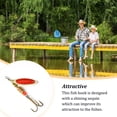 thumbnail image 3 of Naiovety Señuelo duro para lago y río al aire libre, anzuelo triple de pez de Metal, aparejos de pesca portátiles brillantes, piezas de repuesto, rojo Type3 NO3 Naiovety OD001193-22, 3 of 6