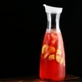 thumbnail image 2 of 0.6L Screw-On Flip Tab Lid Plastic Iced Tea Water Carafe (Set of 2), 2 of 6