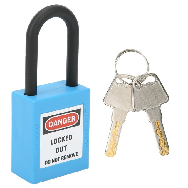 Lockout Tagout Lock, Electrical Engineering Industrial For Factories For Power Plants Blue,Black