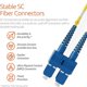 thumbnail image 3 of Beyondtech Cable De Conexión De Fibra Lc A Sc Dúplex Monomodo - 3 M (9,84 Pies) - 9/125Um Os1 Lszh (Paquete De 2) Serie De Cables Pureoptics, 3 of 5