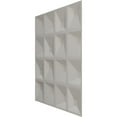 thumbnail image 4 of Ekena Millwork 19 5/8"W x 19 5/8"H Tristan EnduraWall Decorative 3D Wall Panel, Universal Aged Metallic Weathered Steel (12-Pack for 32.04 Sq. Ft.), 4 of 6