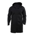 thumbnail image 1 of Impermeable Hombres Chaqueta de lluvia Cremallera Abrigo largo Windcheater Chubasquero con capucha larga METRO Yuyangstore Chaqueta impermeable para hombre, 1 of 8