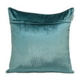 thumbnail image 6 of Parkland Collection Gaia Transitional Quilted Teal Throw Pillow, 6 of 6