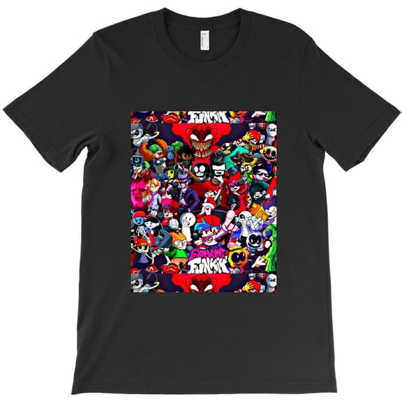 Friday Night Funkin' Figures FNF Game Funny Video Game Graphic H29919 Unisex T-Shirt, Up to 5XL Available