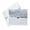 SNOW WINTER CABIN,White, variant on Merry Christmas Snow Cards & Envelopes - 20 Cards & 20 Envelopes Per Pack (MERRY CHRISTMAS)