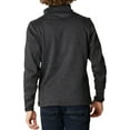 thumbnail image 3 of Columbia Mens Sweater Half Zip Comfort Black Cozy 4X Big New, 3 of 4