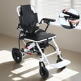 thumbnail image 3 of Eosunjian Lightweight Foldable Electric Wheelchair for Adult Senior with 500w Motors,Large Thickened Footrest,White(Dual Batteries), 3 of 11