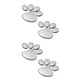 thumbnail image 1 of Scienceny Calcomanía de pata de coche, pegatinas autoadhesivas impermeables con estampado de pie, accesorios de decoración de parachoques de ventana para plata 2piezas Scienceny CBP038798, 1 of 6