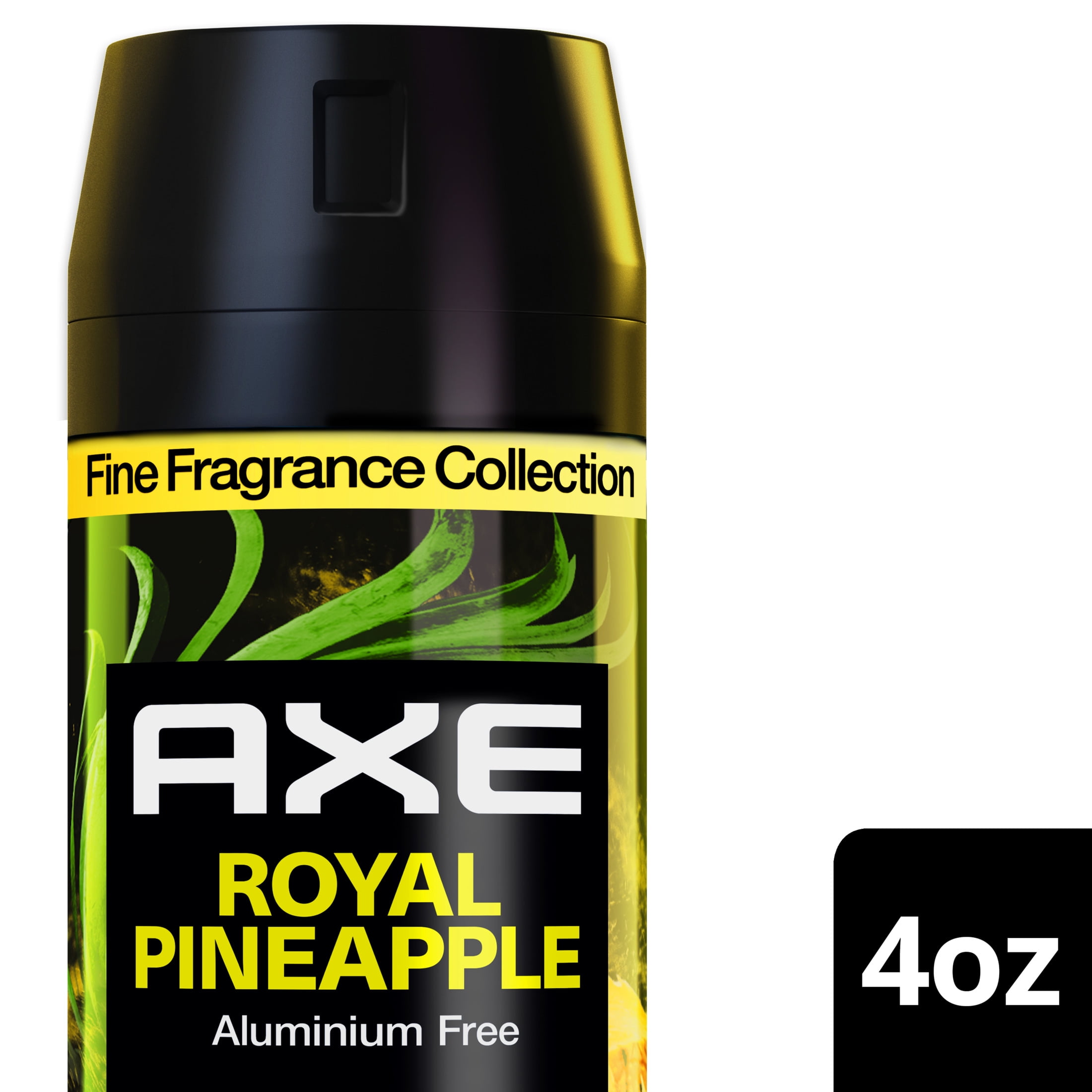 (3 pack) Axe Fine Fragrance Men's Deodorant Spray Royal Pineapple Grapefruit + Oakmoss Aluminum Free, 4 oz
