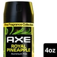thumbnail image 3 of (3 pack) Axe Fine Fragrance Men's Deodorant Spray Royal Pineapple Grapefruit + Oakmoss Aluminum Free, 4 oz, 3 of 11