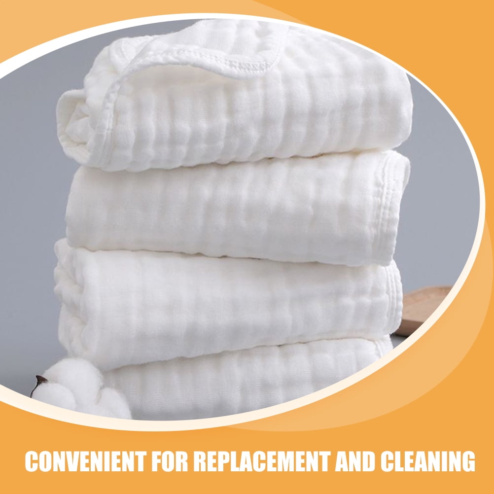 ETHZZLE 4 Pcs Cotton Washcloths for Face Washing Ultra Soft Towels for Daily Use