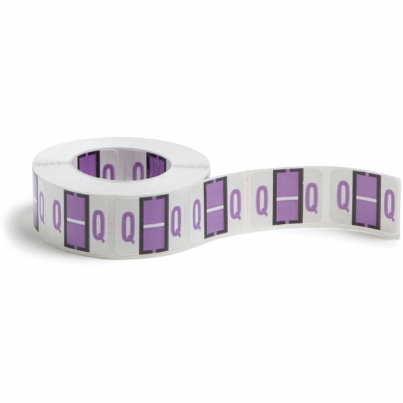 Smead, SMD67087, BCCR Bar-Style Color-Coded Labels, 500 / Roll, Lavender