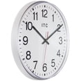 thumbnail image 4 of Infinity Instruments Prosaic, Traditional Wall Clock, 12-inch Display, Silver, 4 of 7