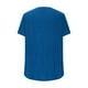 thumbnail image 5 of Camisetas de Verano de Manga Corta de las Mujeres Tira de Color Sólido Grande de Punto de Cuello Redondo, Poliéster Ligero para Uso Diario Y de Ocio Casual, 5 of 7
