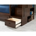 thumbnail image 4 of Columbia Staircase Bunk Bed Twin over Full in Walnut, 4 of 9