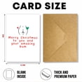 thumbnail image 2 of Tarjeta de felicitación Podagree Navidad 13x21 cm diseño divertido y pícaro, 2 of 9