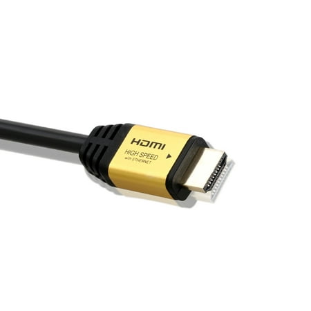 Pc Hdmi Cable To Tv 1.5ft (0.4M) High Speed Ultra 4K HDMI Cable with Ethernet (1.5 Feet/0.4 Meters) Supports 4Kx2K 60HZ, 18 Gbps - 30 AWG - 3D/ARC/CEC/HDCP 2.2/CL3 - Xbox PS4 PC HDTV CNE585710 ()