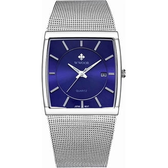 Classic Analog Quartz Watch with Date - Adjustable Stainless Steel Mesh Strap, Amazon.com: MASTOP Women main image 3