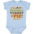 thumbnail image 3 of Inktastic Football Turkey and Pie Girls Baby Bodysuit, 3 of 5