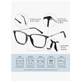 thumbnail image 4 of lentes Luz anti-azul para Computadora anti fatiga marco ultraligero color gris, 4 of 4