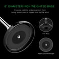 thumbnail image 2 of VIVOSUN Floor Standing Ash Tray, Outdoor Ashtray with Stainless Steel Lid, Adjustable Height from 21.5" to 35" for Home, Patio, Black, 2 of 7