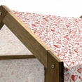 thumbnail image 5 of Valentines Pet House, Red and White Pattern with Sketchy Hearts Dots Arrows Romance and Love Theme, Outdoor & Indoor Portable Dog Kennel with Pillow and Cover, 5 Sizes, Scarlet White, by Ambesonne, 5 of 5