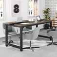 thumbnail image 3 of Tribesigns 31.49 in x 70.86 in Executive Desk, Large Office Computer Desk with Thicken Frame, Vintage Grey/Black, 1 Count, 1 Pack, 3 of 7