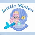 thumbnail image 2 of CafePress - Lil Mermaid Little Sister Infant Bodysuit - Baby Light Bodysuit, Size Newborn - 24 Months, 2 of 4