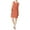 Orange - lava, variant on Rachel Roy Womens Tencel Draped Back Fit & Flare Dress, Orange, X-Small