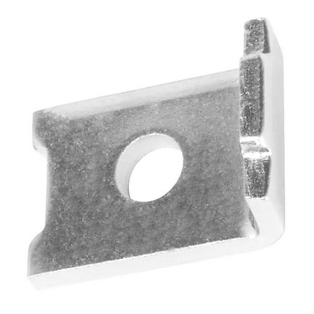 - 5 Pcs, Strut to Beam Clamp Notched, 1-5/8 In. Wide X 1/4 In. Thick, Zinc Plated Steel to Securely Fasten Strut to Beam Surface