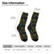 thumbnail image 2 of Balery Pixel Game Calcetas Largas con Estampado para Hombre y Mujer – Suaves y Transpirables, Talla Única (US 5-11), 2 of 6