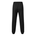 thumbnail image 4 of TrendOFT Mens Baggy Sweatpants Wide Leg Joggers Drawstring Waist Athletic Track Pants with Pockets for Gym Running Workout Black XXL, 4 of 5