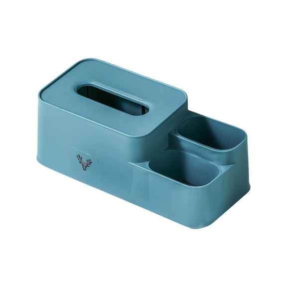 Lilixerw Nightstand Organizer with Tissue Holder,Decorative Tissue Box Cover,Modern Facial Paper Organizer Storage Box,for Bathroom,Countertop,End Table,Home,Office