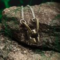 thumbnail image 2 of Marvel Loki Helmet Pendant Necklace, 2 of 7